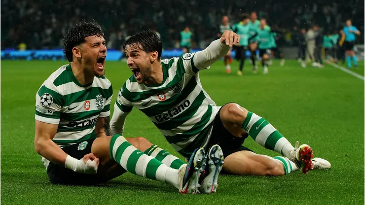 Sporting faz história ao conquistar vaga nas quartas. Foto: Gualter Fatia/Getty Images