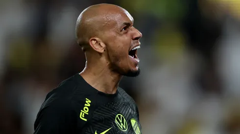 Fabinho em jogo do Al-Ittihad. (Foto: Yasser Bakhsh/Getty Images)