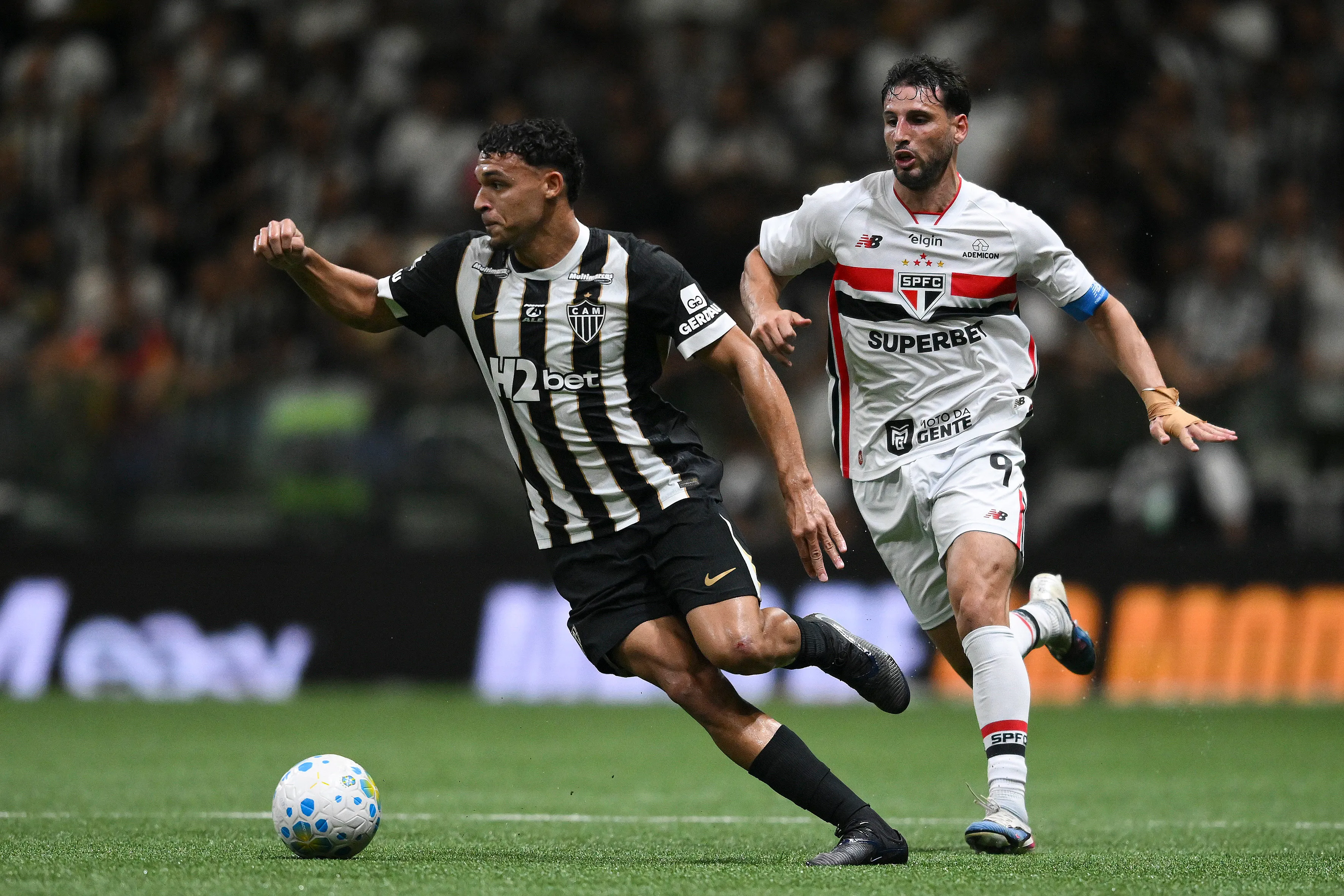 Calleri pelo São Paulo no Brasileirão 2026. Foto: Pedro Vilela/Getty Images