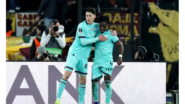 Bolonga avança de fase após vencer a Roma na Europa League. (Photo by Paolo Bruno/Getty Images)