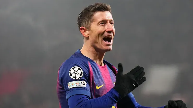Robert Lewandowski pelo Barcelona. (Foto: Gabriel Kuchta/Getty Images)