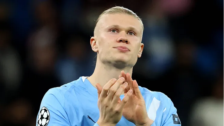 Segundo os portais TEAMtalk e Football 365, Haaland teria pedido para deixar o Manchester City. Foto: IMAGO/APL