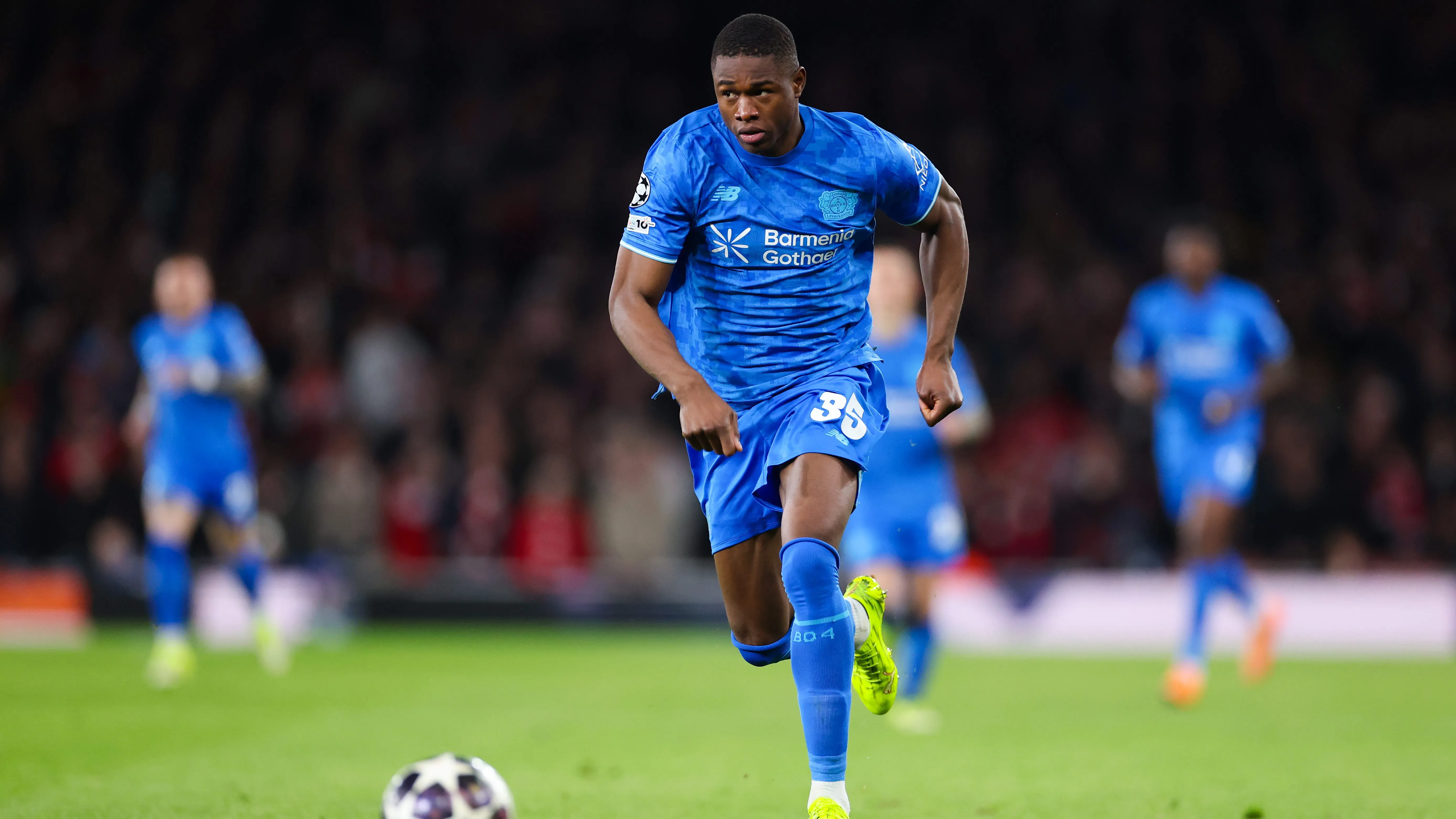 Kofane se destacou na Champions League em jogo contra o Arsenal. Foto: Warren Little/Getty Images
