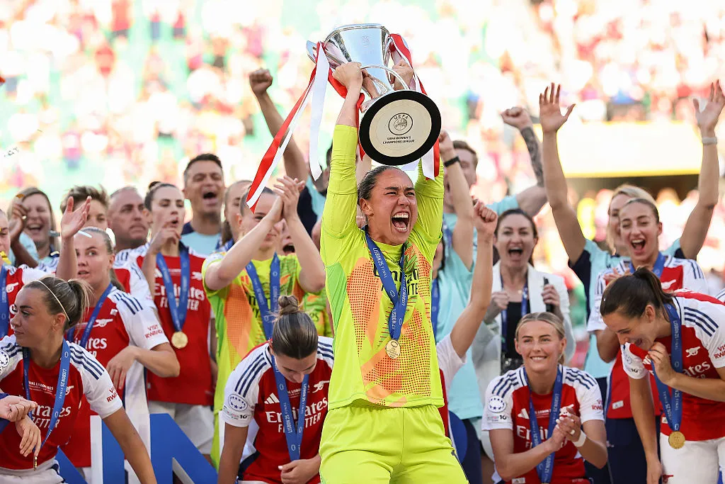 O Arsenal é o atual campeão da Champions Feminina - Foto: Maja Hitij/Getty Images