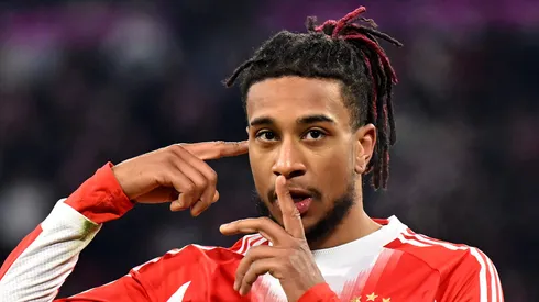 Bayern de Munique não descarta vender Olise para o Real Madrid. Foto: Sebastian Widmann/Getty Images