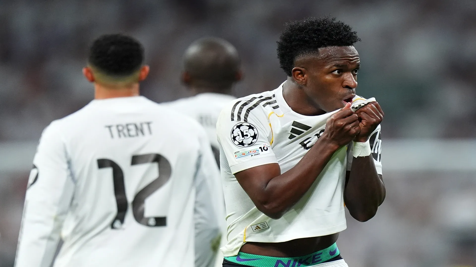 Vini Jr joga hoje em Real x Atlético – Angel Martinez/Getty Images