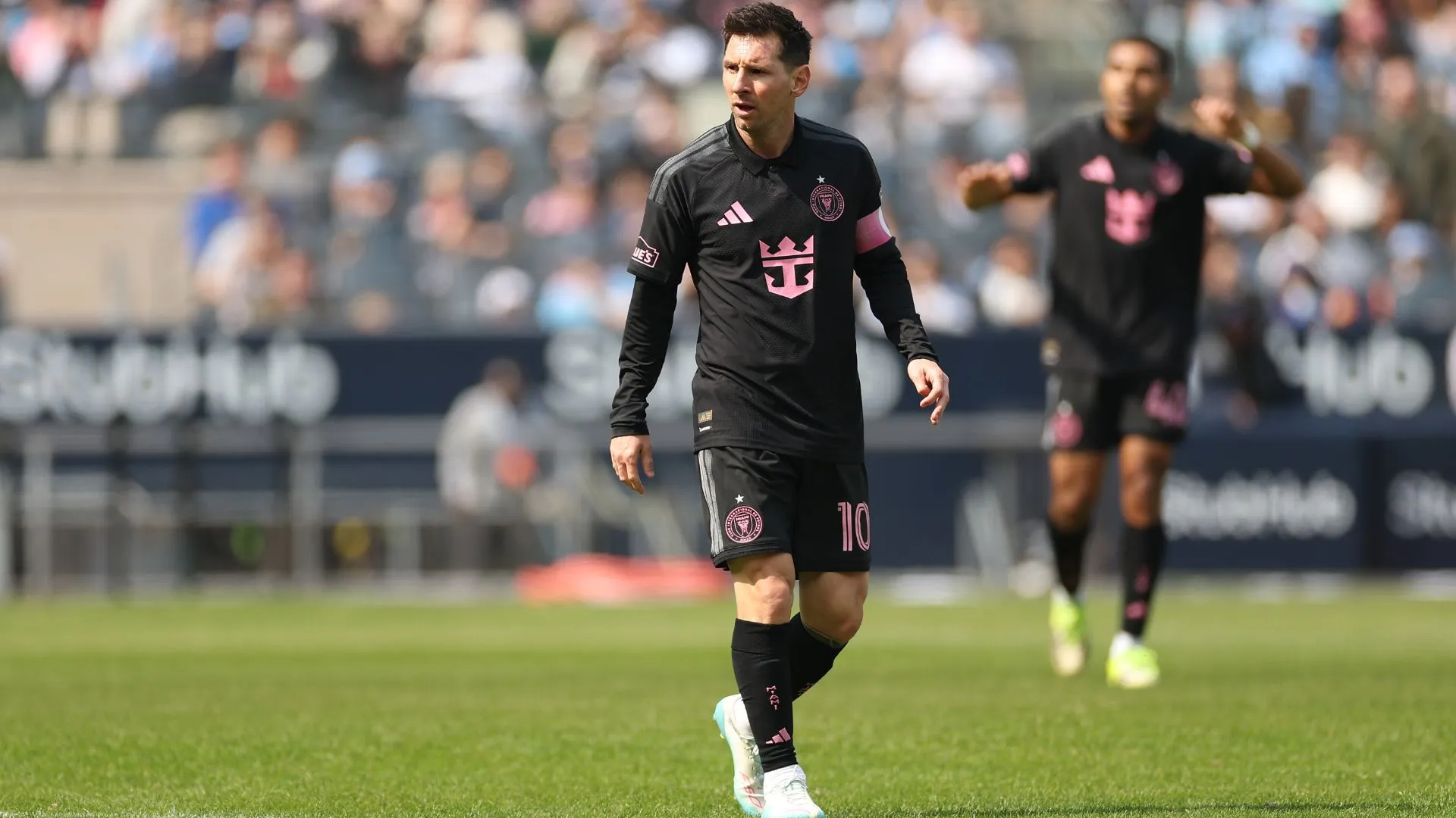 Messi participou de mais uma vitória do Inter Miami pela MLS (foto: Sarah Stier/Getty Images)