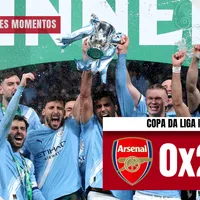City vence o Arsenal e é campeão da Copa da Liga Inglesa