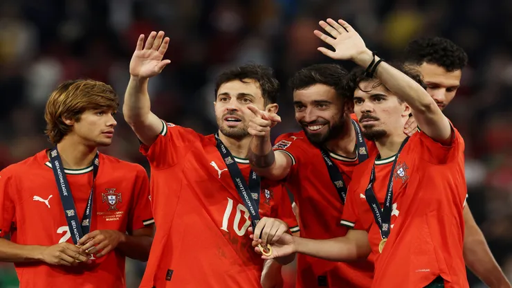 Seleção Portuguesa campeã da Liga das Nações 2025 - Alexander Hassenstein/Getty Images
