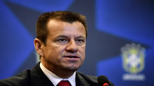 Dunga em coletiva de imprensa em 2014  – Buda Mendes/Getty Images
