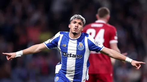 O atacante William Gomes comemora gol pelo Porto (Diogo Cardoso/Getty Images)
