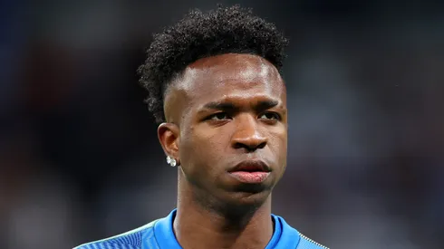 Vini Jr é quem vai decidir renovação com o Real Madrid. (Photo by Florencia Tan Jun/Getty Images)
