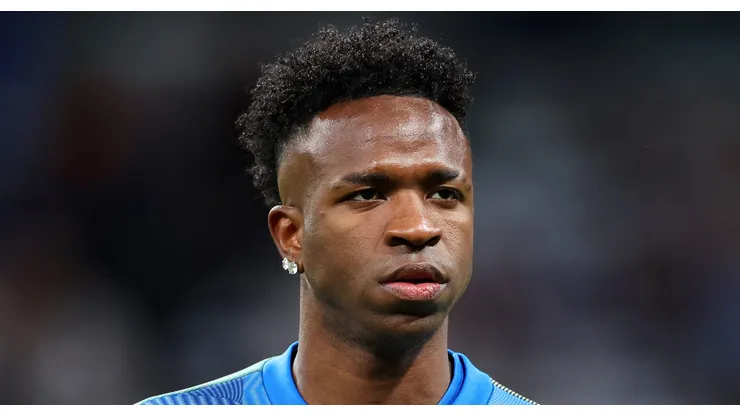 Vini Jr é quem vai decidir renovação com o Real Madrid. (Photo by Florencia Tan Jun/Getty Images)
