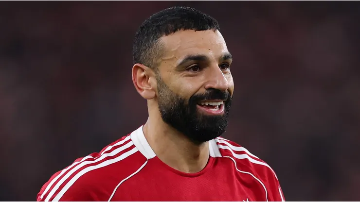 Salah, atacante que está de saída do Liverpool. (Photo by Michael Regan/Getty Images)