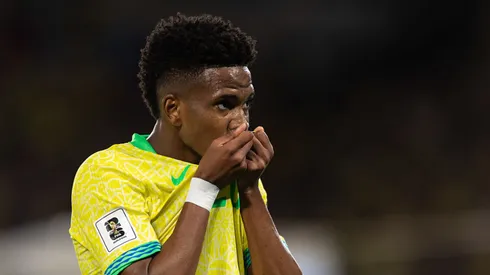 Estêvão pode herdar a camisa 10 do Brasil. Ruano Carneiro/Getty Images.
