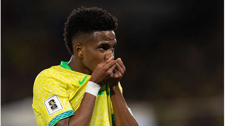 Estêvão pode herdar a camisa 10 do Brasil. Ruano Carneiro/Getty Images.