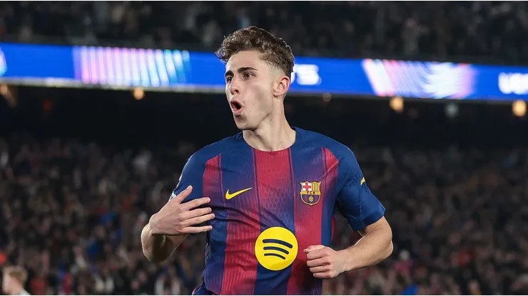 Fermín López não pensa em trocar o Barcelona pelo Manchester United. (Photo by Eric Alonso/Getty Images)