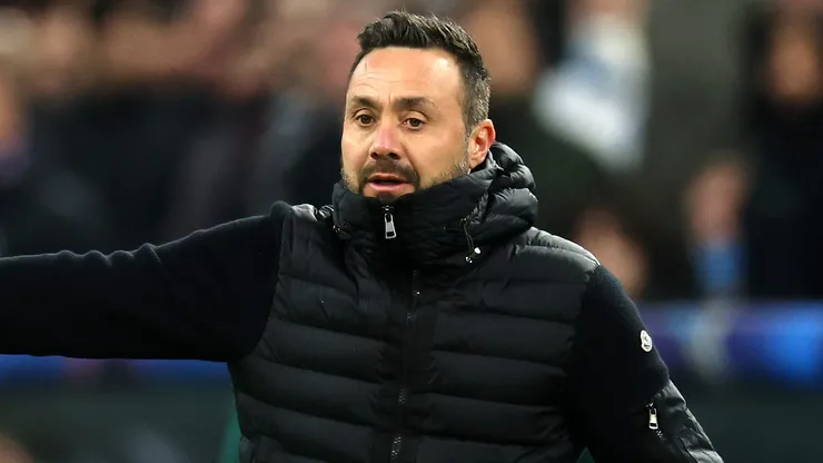De Zerbi, alvo do Tottenham. (Photo by Alexander Hassenstein/Getty Images)