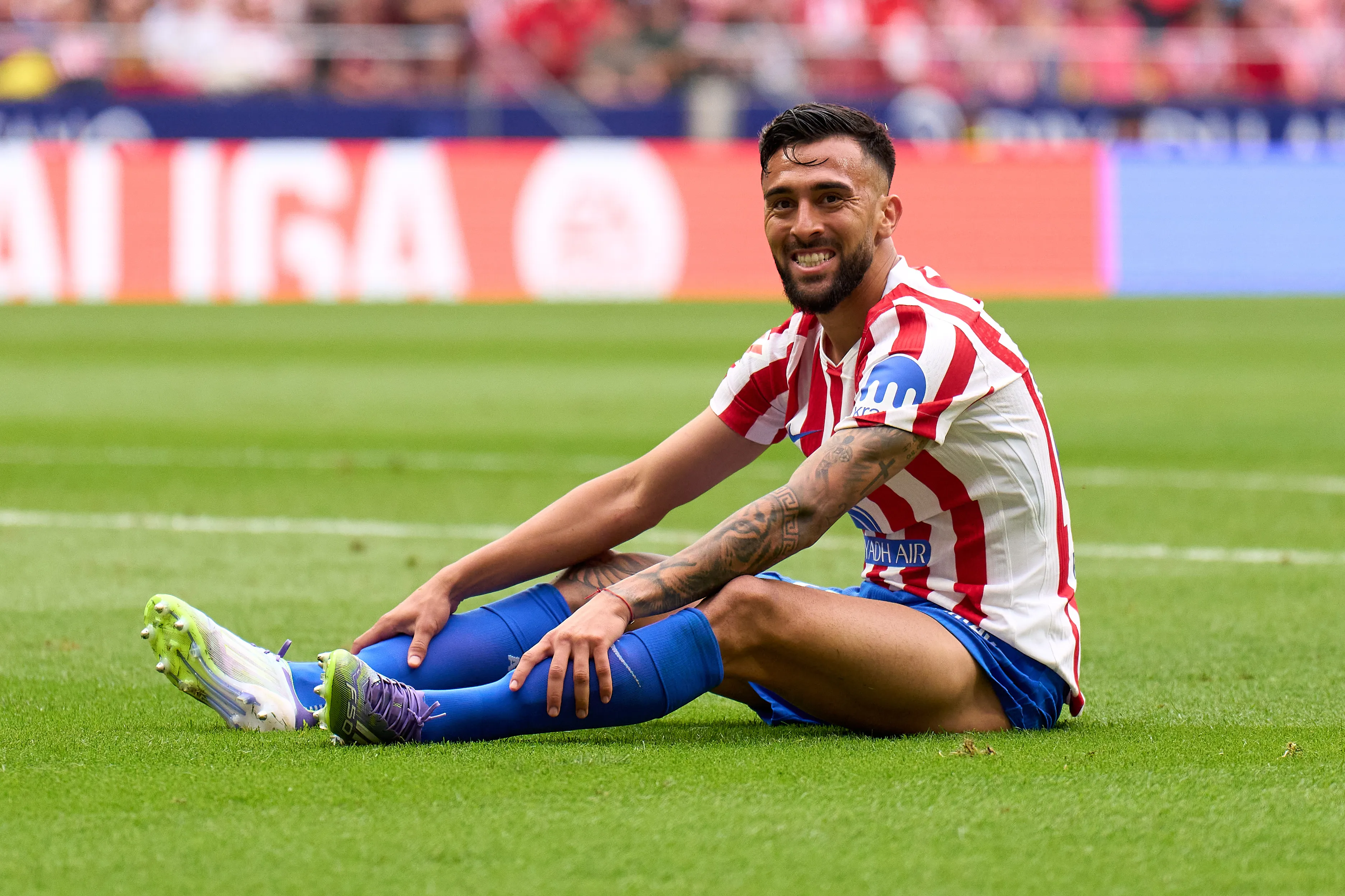 Nico González em partida pelo Atlético de Madrid. (Photo by Angel Martinez/Getty Images)