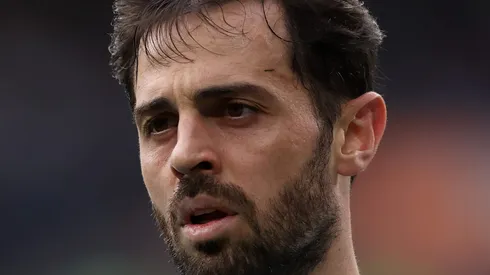 Bernardo Silva em jogo do Manchester City. (Photo by Justin Setterfield/Getty Images)