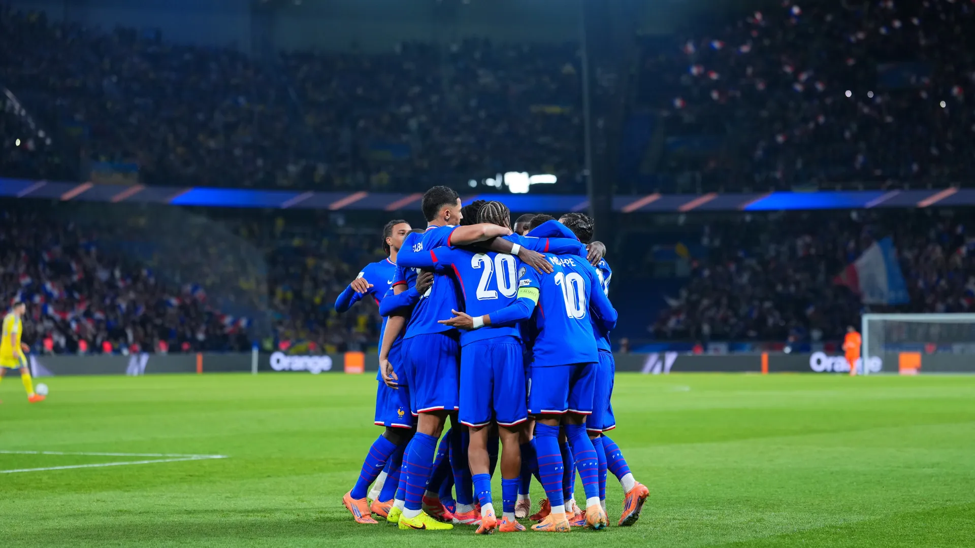 Elenco da França em jogo