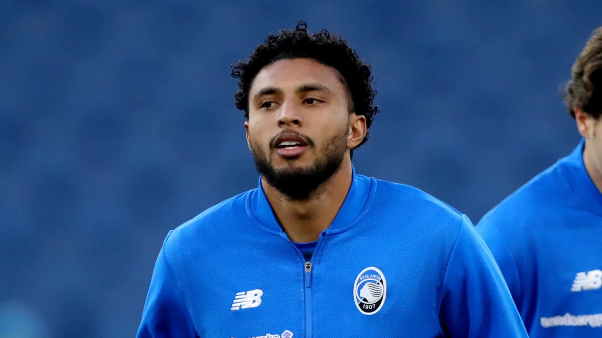 Éderson durante treino da Atalanta