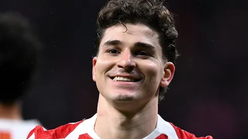Julian Álvarez em jogo do Atlético. (Photo by Denis Doyle/Getty Images)