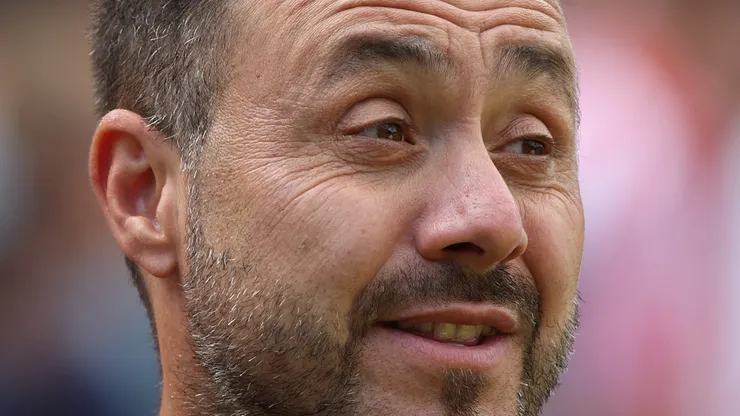 Roberto De Zerbi, ex-técnico do Marseille. (Photo by Nigel Roddis/Getty Images)