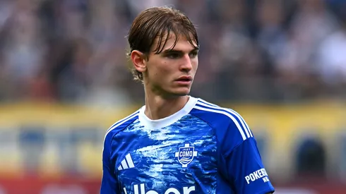 Nico Paz, meia do Como 1907. (Foto: Alessandro Sabattini/Getty Images)