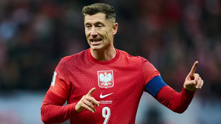 Lewandowski pela Seleção. (Foto: Rafal Oleksiewicz/Getty Images)