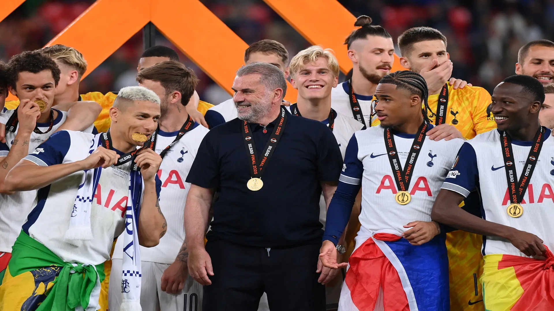 Postecoglou levou o Tottenham ao título da Europa League 2024/25 – Justin Setterfield/Getty Images