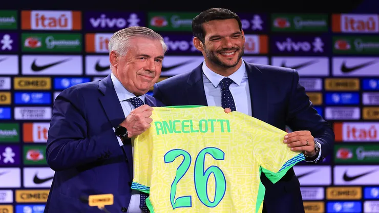 Carlo Ancelotti e Samir Xaud - Buda Mendes/Getty Images