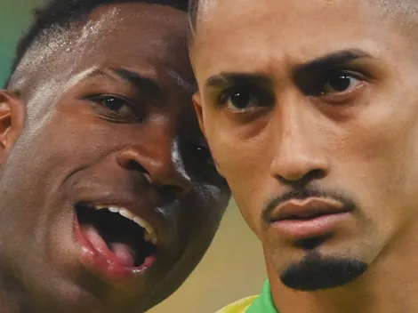 Ancelotti elogia desempenho de Vini e Raphinha contra a França