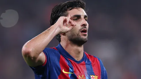 Ferran Torres em campo pelo Barcelona. Foto: Yasser Bakhsh/Getty Images
