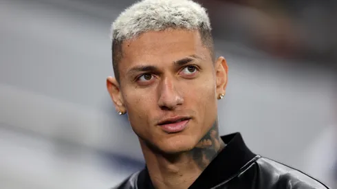 Richarlison antes de uma partida do Tottenham. Foto: Julian Finney/Getty Images