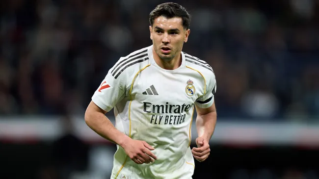 Brahim Díaz, alvo do Arsenal, em jogo do Real Madrid. Foto: Angel Martinez/Getty Images