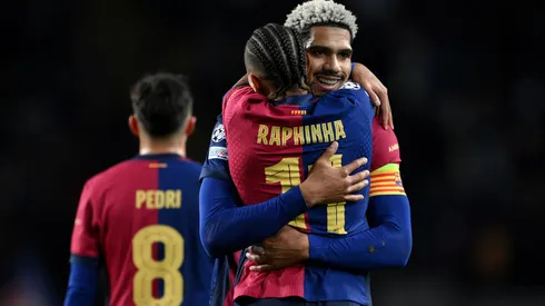 Raphinha e Ronald Araújo