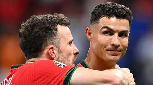 México e Portugal celebram a reabertura do Estádio Azteca com homenagens históricas. (Foto por Stu Forster/Getty Images)