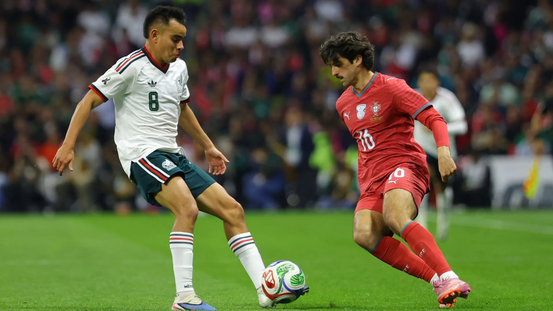 México x Portugal não teve Cristiano Ronaldo (foto: Agustín Cuevas/Getty Images)