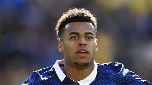 França domina e vence a Colômbia com dois gols de Désiré Doué. (Photo by Hannah Foslien/Getty Images)