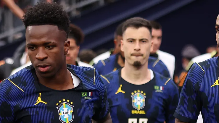Ancelotti poupa Vinícius Júnior por fadiga contra Croácia e escala Martinelli titular na Seleção. (Foto por Maddie Meyer/Getty Images)