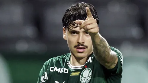 Sevilla demonstra interesse na contratação do meia Maurício do Palmeiras. (Foto por Alexandre Schneider/Getty Images)