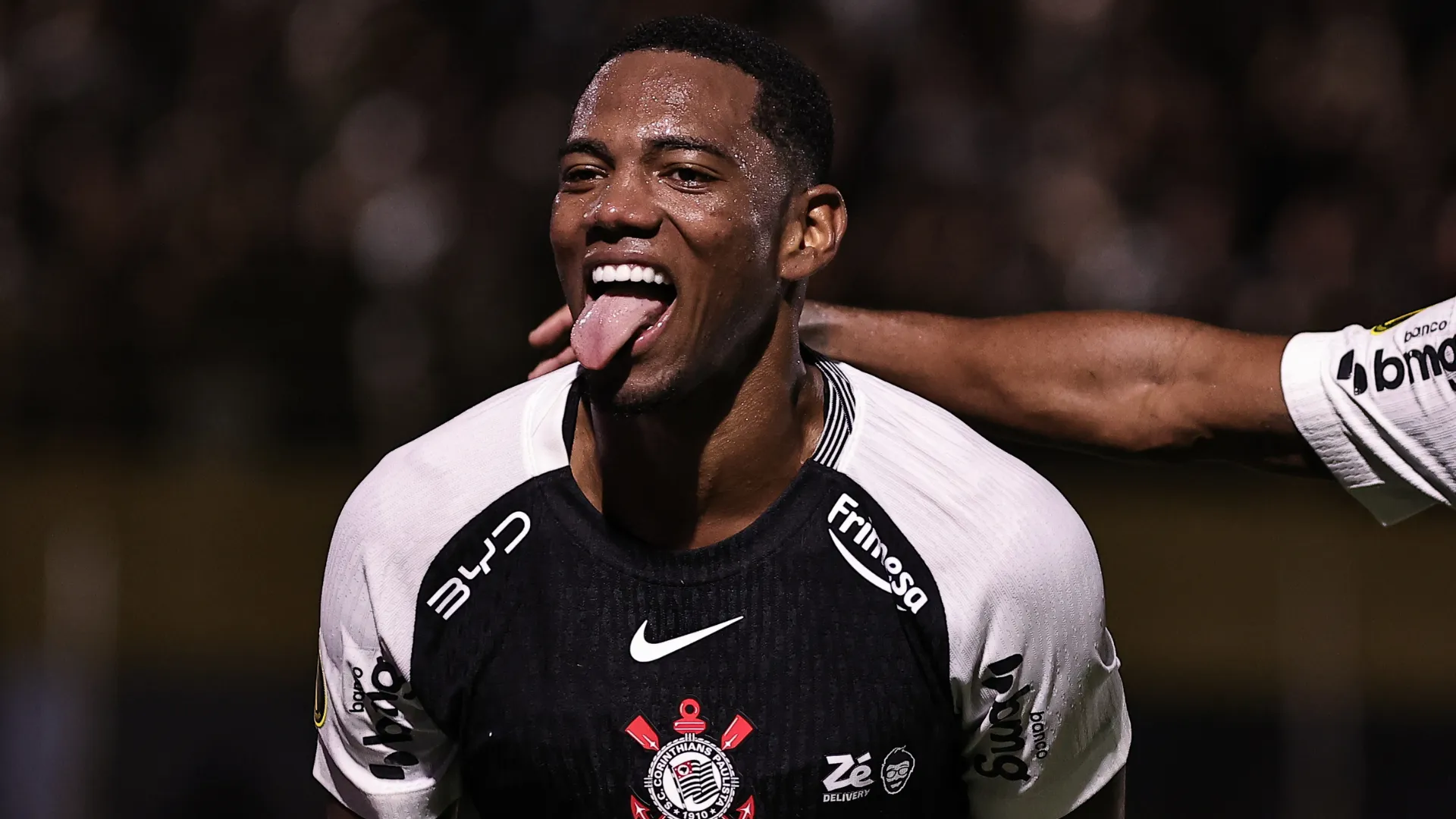 André comemora gol pelo Corinthians