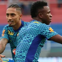 Ancelotti garante que Raphinha e Vini Jr. brilharão na Copa