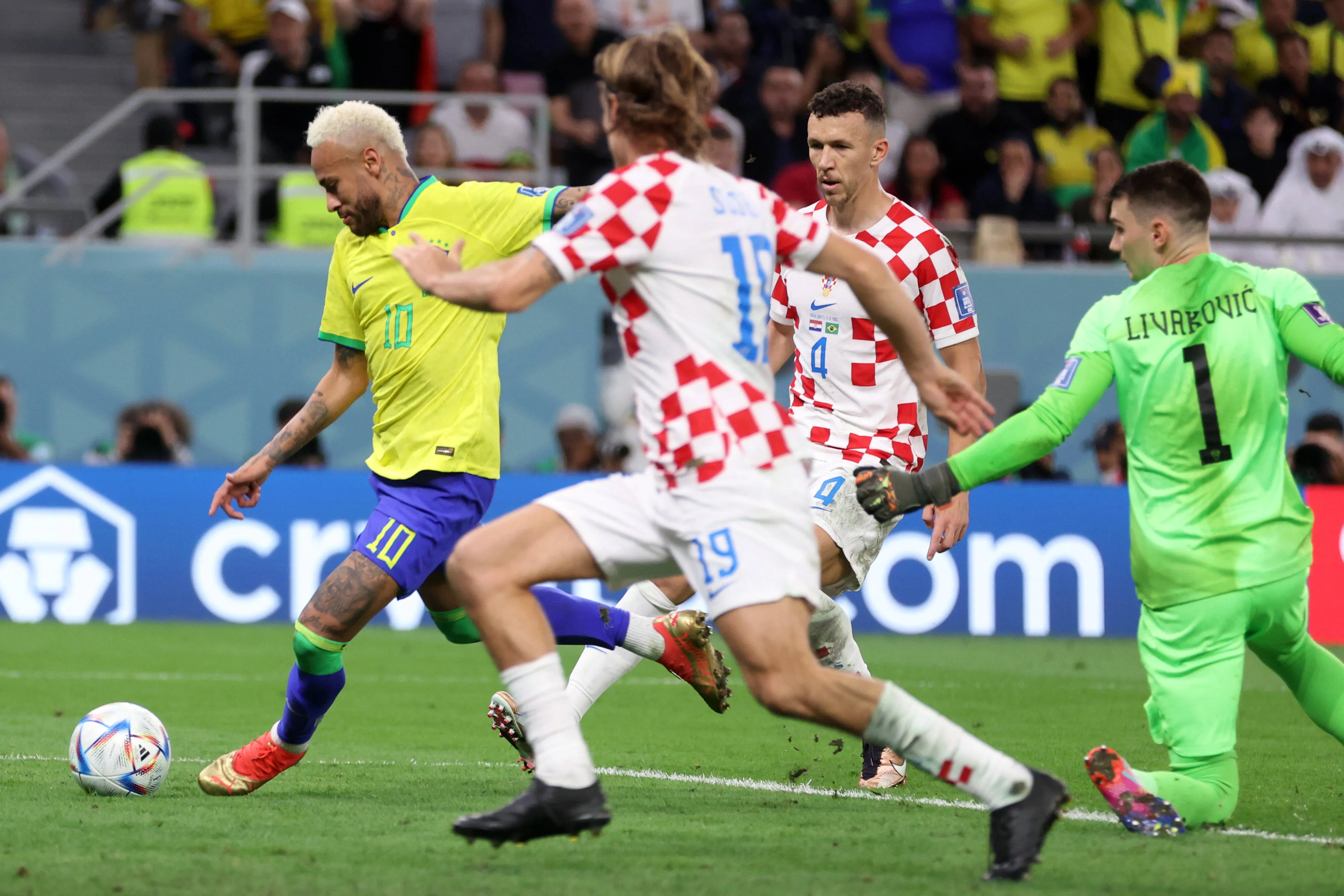 O Brasil foi eliminado pela Croácia na Copa de 2022. Foto:IMAGO /&nbsp;Pixsell