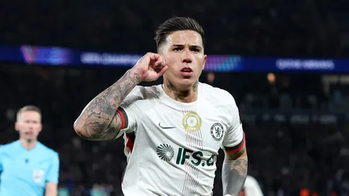 Enzo Fernández cita volta ao River Plate em meio à incerteza no Chelsea. (Photo by Justin Setterfield/Getty Images)