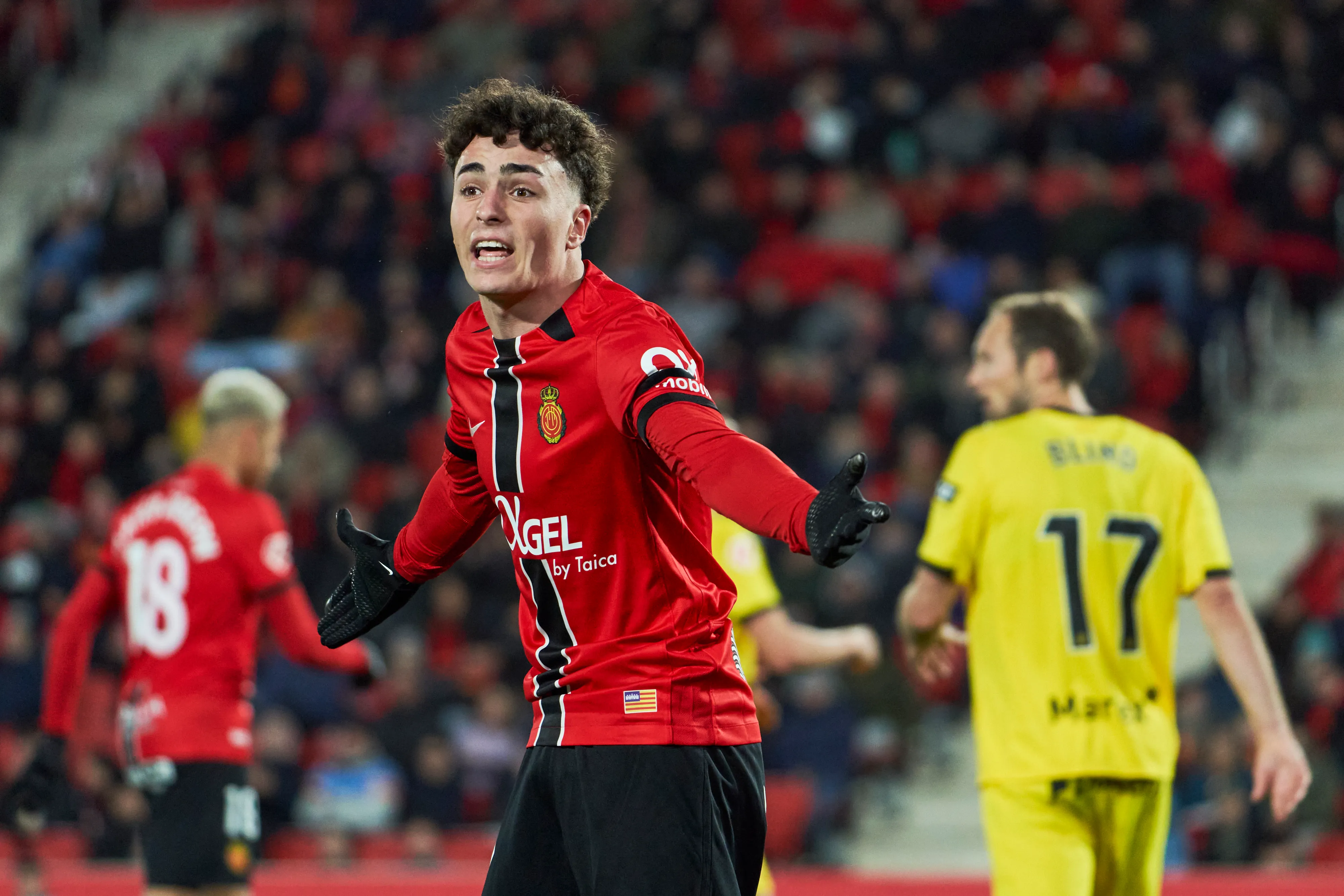 Jan Virgili em campo pelo Mallorca (Photo by Rafa Babot/Getty Images)