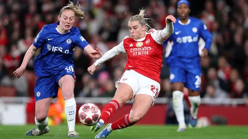 Gigantes londrinos brigam por uma vaga na semifinal da Champions Feminina - Foto: Alex Pantling/Getty Images