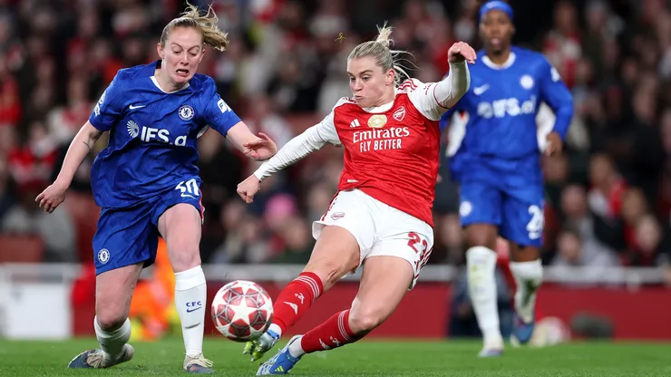 Gigantes londrinos brigam por uma vaga na semifinal da Champions Feminina - Foto: Alex Pantling/Getty Images
