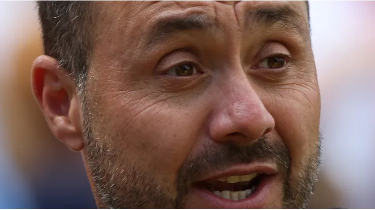 Roberto De Zerbi, futuro técnico do Tottenham. (Photo by Nigel Roddis/Getty Images)